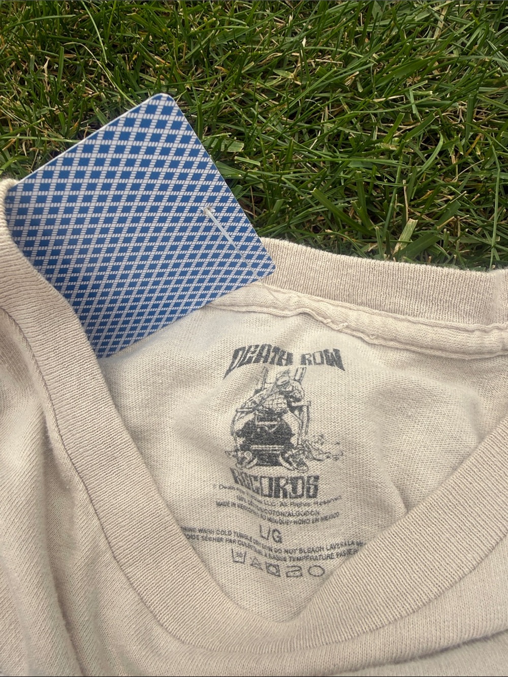 Death Row Records Graphic Tee - White Crewneck - Picture 2 of 2